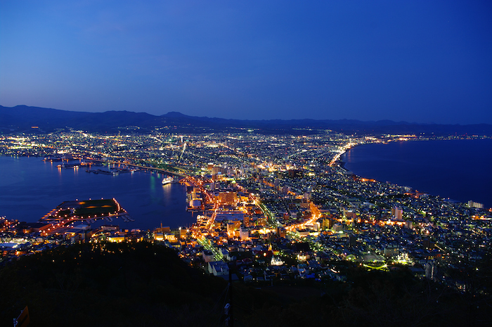 Night view of Hakodate